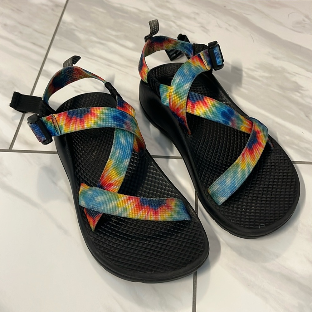 Chaco Z1 Ecotread Sandals Tie Dye Kids Size 4